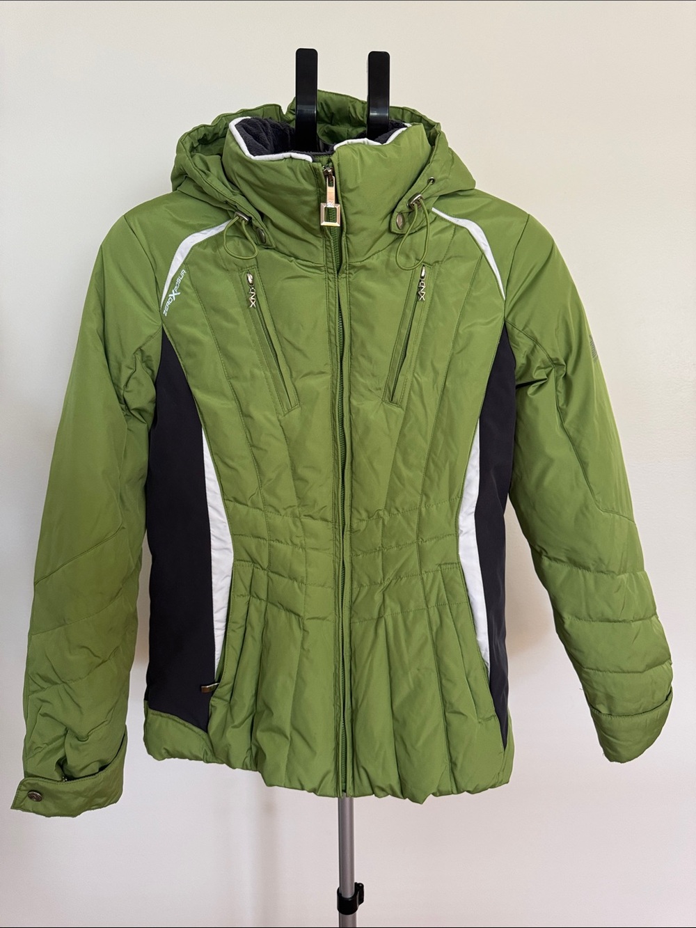 ZeroXposur Women’s Green Hooded Coat Size Small